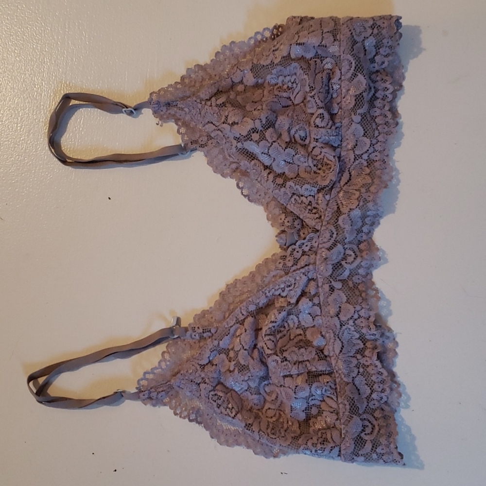 Talula Lace Bralet - Size M - Lavender